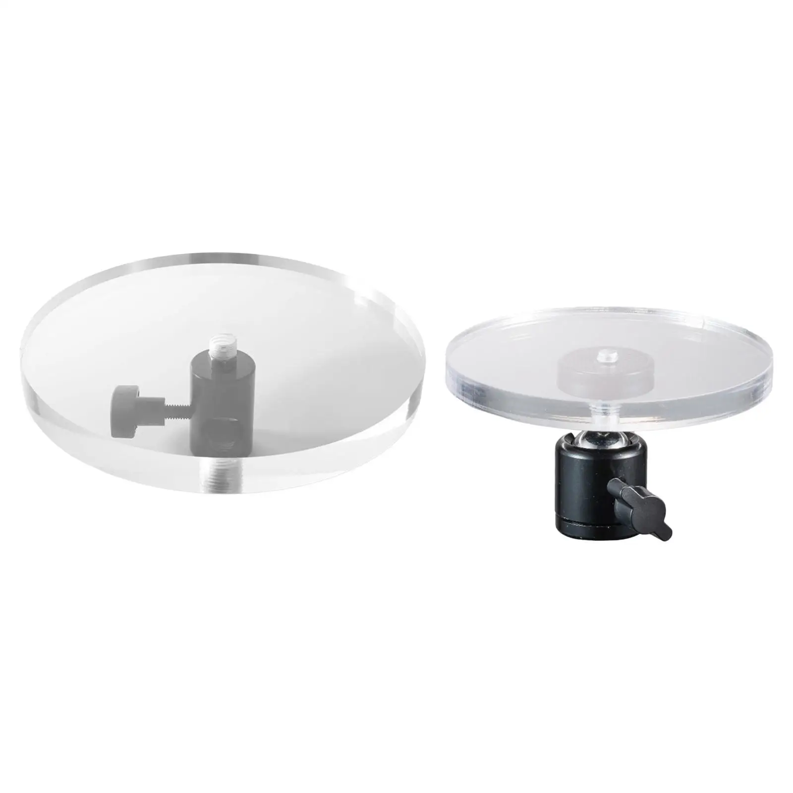 Round Acrylic Riser Display Stand Desk Holder for Necklaces Dessert Watches