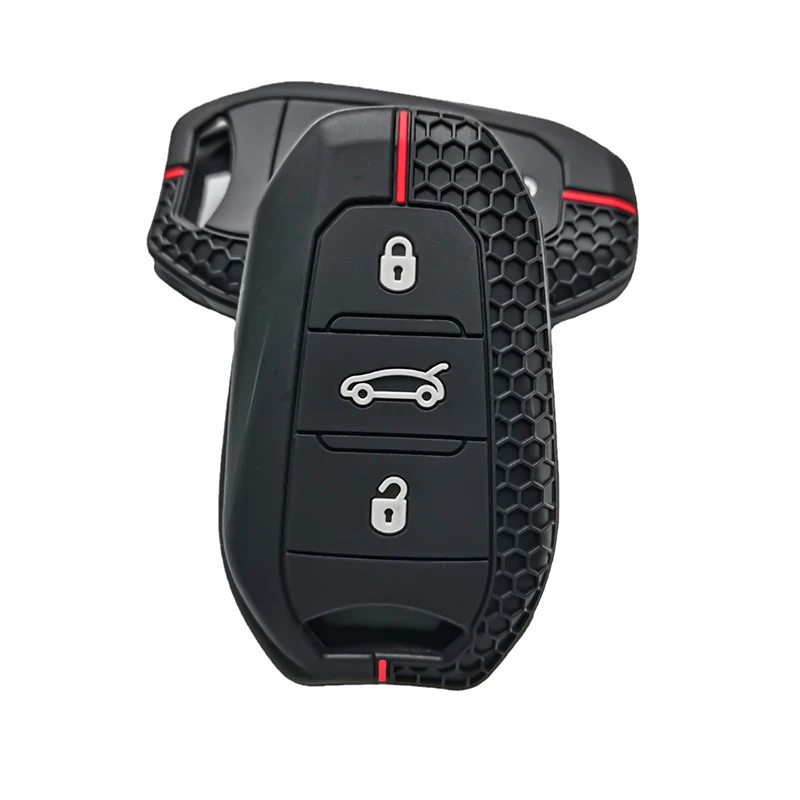 1 шт. силиконовый чехол для автомобильного ключа Citroen C2 C3 C5 X7 C4 Picasso Berlingo Peugeot 208 308 408