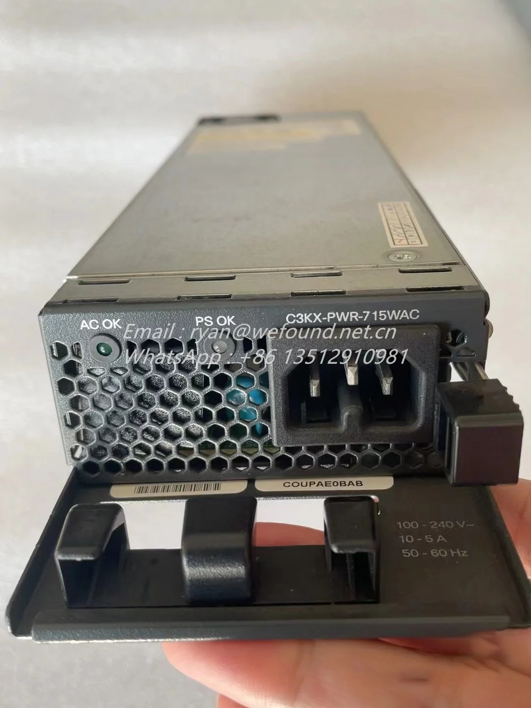 C3KX-PWR-715WAC для коммутаторов Cisco избыточные блоки питания