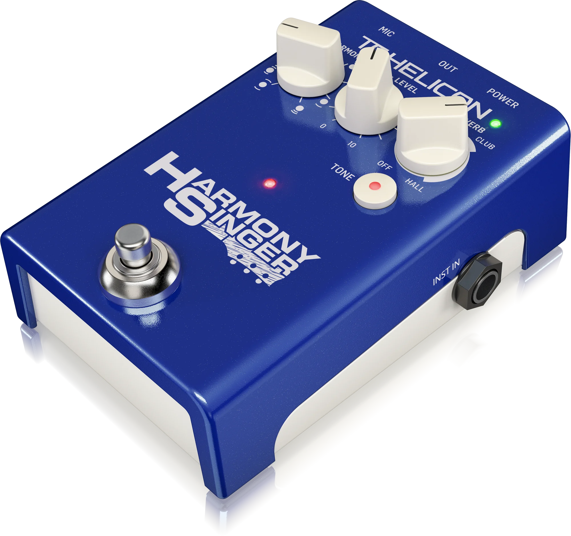Фото Педаль для вокала Harmony Singer 2 Tc-helicon с функциями гармонии и реверберации, управляемыми с гитары, а также регулировкой тембра. №1