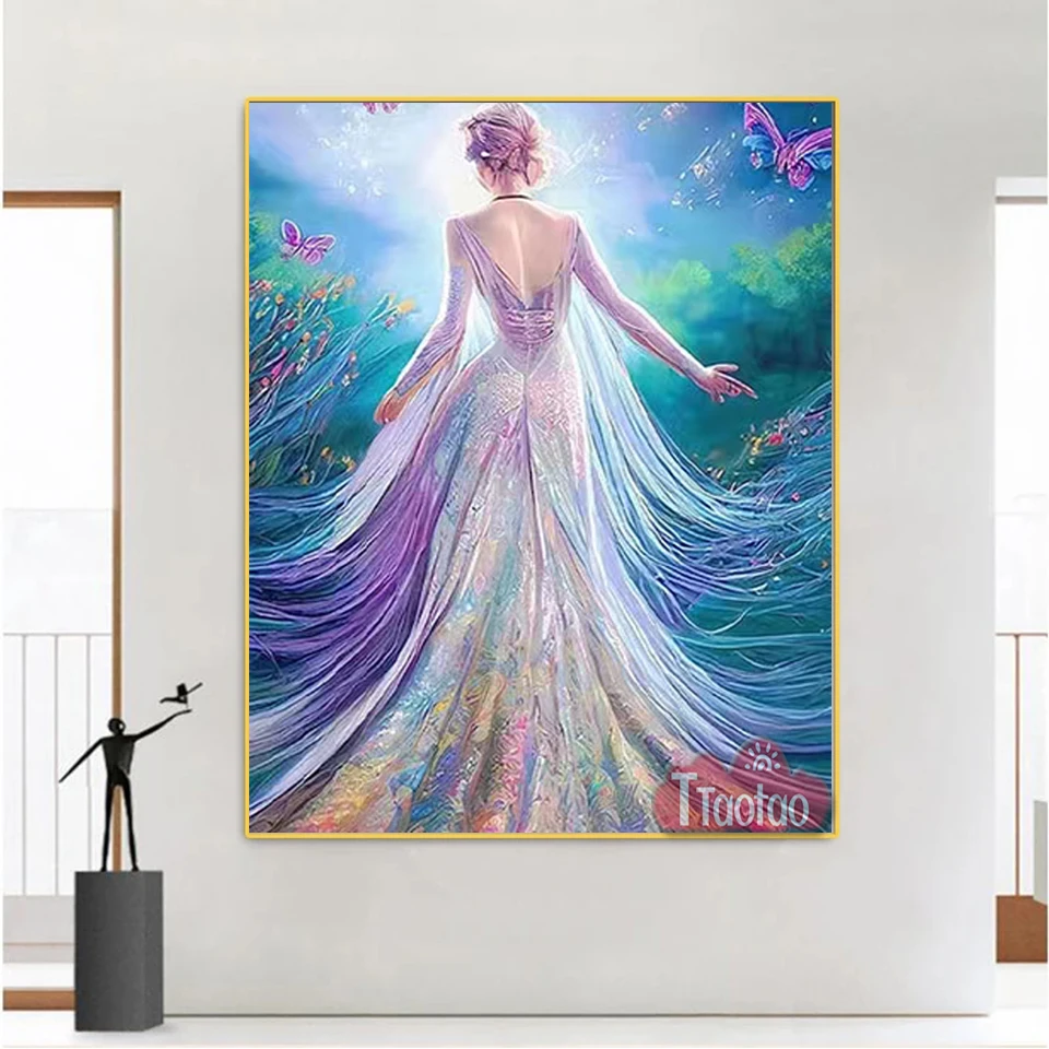 Новое поступление 5D алмазная живопись ручной работы пазл DIY Полная квадратная Круглая Мозаика Красота Сексуальная задняя фотография для вышивки крестиком