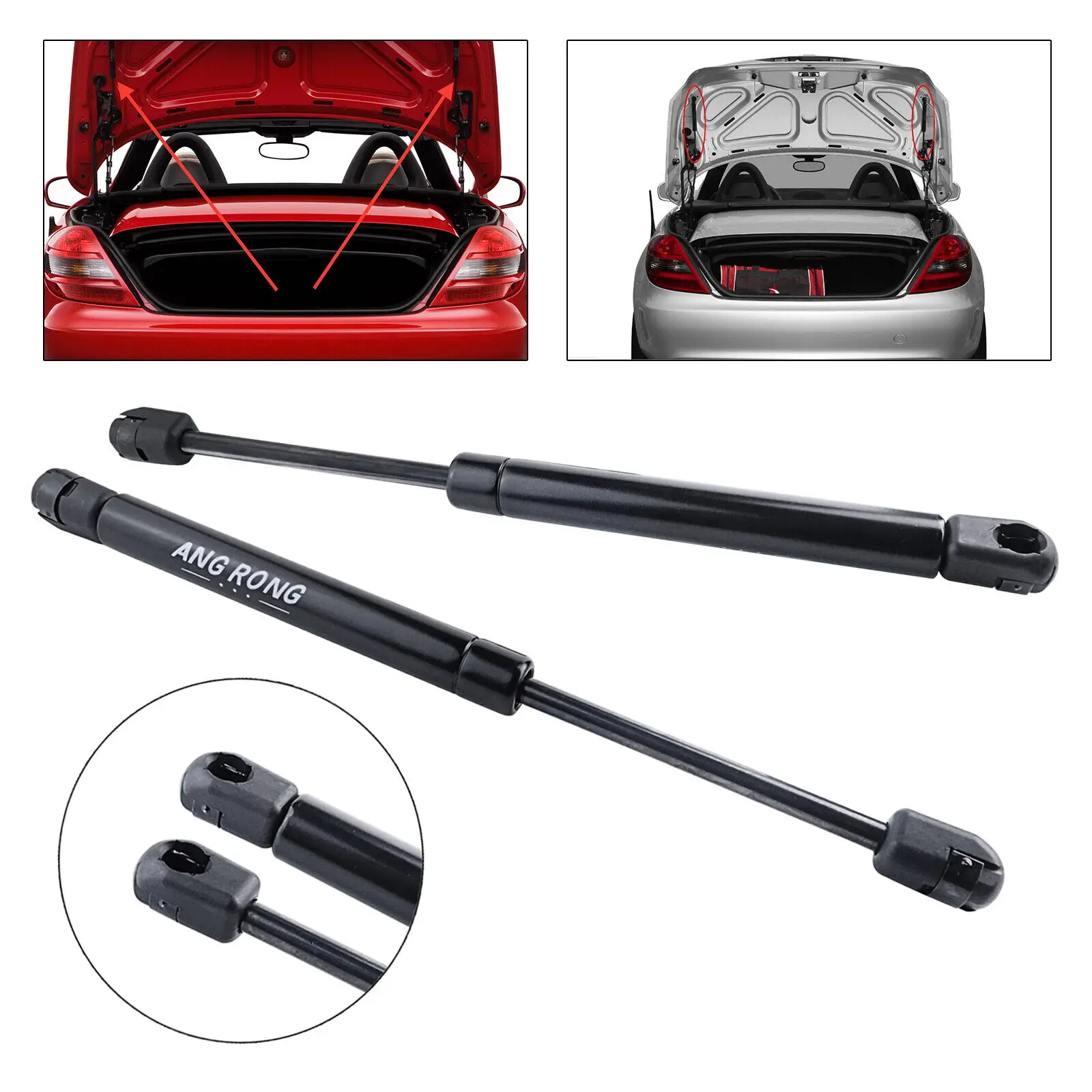 

2X газовые стойки задней двери багажника для Mercedes SLK R171 Convertible 2004-11