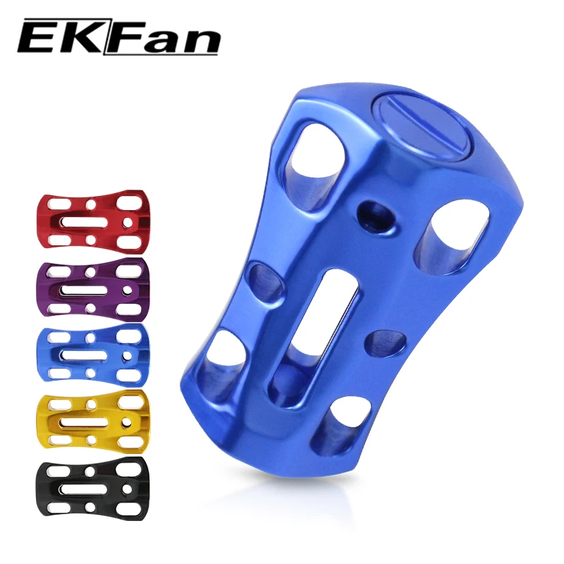 Фото EKFan 1 шт. Ручка для рыболовной катушки из алюминиевого сплава с полым корпусом, плоская, для спиннинговых и бейткастинговых катушек A/S/D, с подшипником 7*4*2.5 мм, запчасти для рыболовных катушек №1