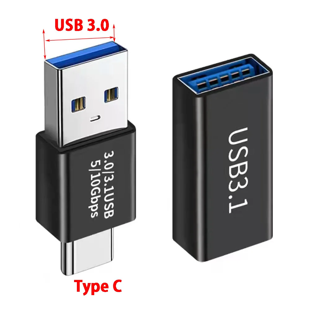 1 шт. переходник Type-C USB C папа-USB 3 0 папа