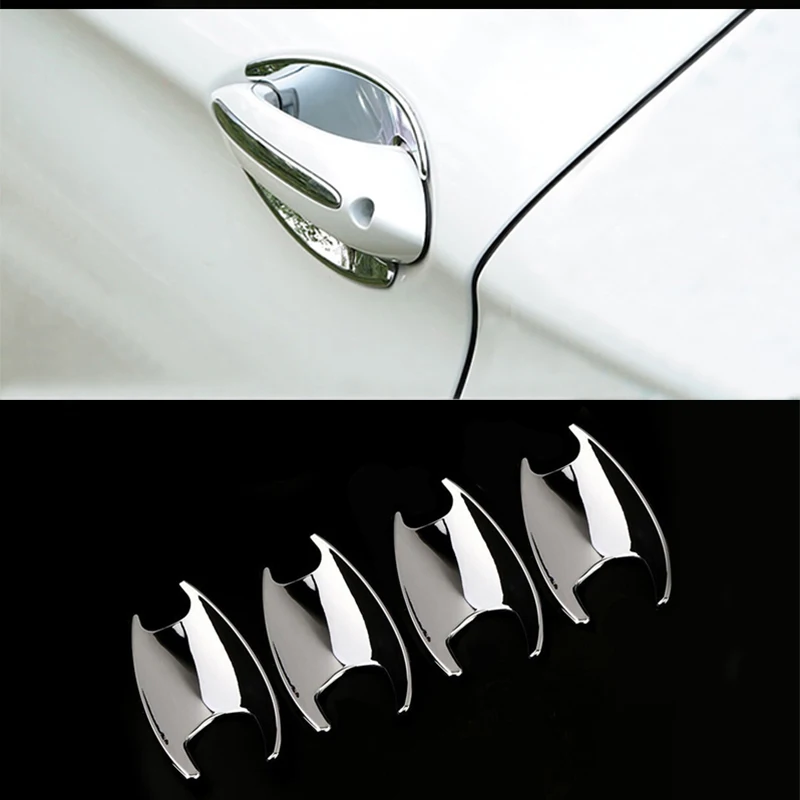 

Chrome Outer Door Handle Bowl Decorate Cover Trim Door Handles Covers Car Interior Supplies For BMW 5 7 Series 5GT F07 F01 F10