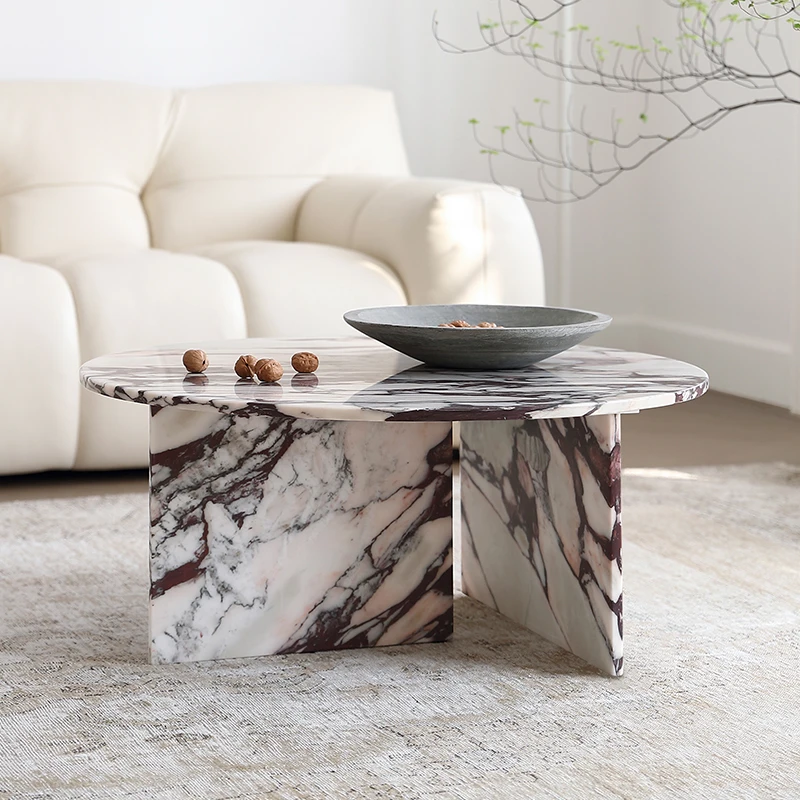 Bulgari натуральный элитный роскошный каменный круглый стол большой плоский пол