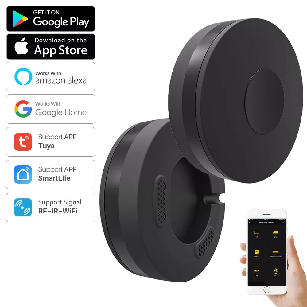 

2323 LSM ИК дистанционное управление Smart WiFi RF инфракрасный умный дом управление ler для ТВ DVD Audi AC Работает с Alexa