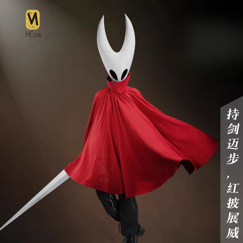 Фото Костюм для косплея HCos Hollow Knight: Silksong Hornet, игровая аниме-форма для вечеринок, одежда для ролевых игр на Хэллоуин №2