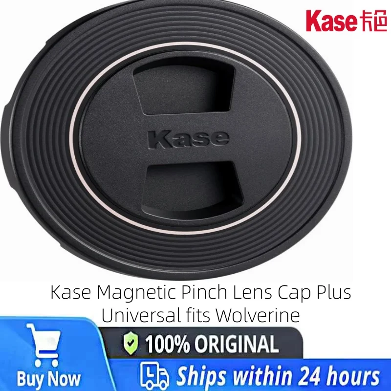 Фото Магнитная крышка объектива Kase Pinch Plus Universal подходит для моделей Wolverine, Revolution, Revolution Plus и Skyeye (77 мм). №1