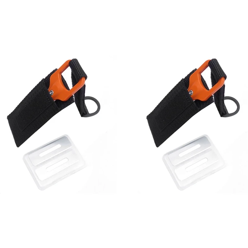 

2X Scuba Diving Cutting Special Knife Line Cutter Underwater Knife Spearfishing Secant Equipment,Orange