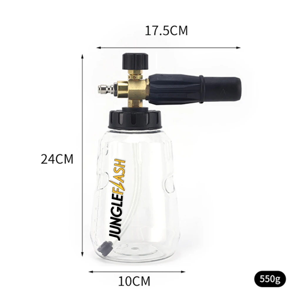 Регулируемая пенная насадка 1 л прозрачный корпус профессиональный