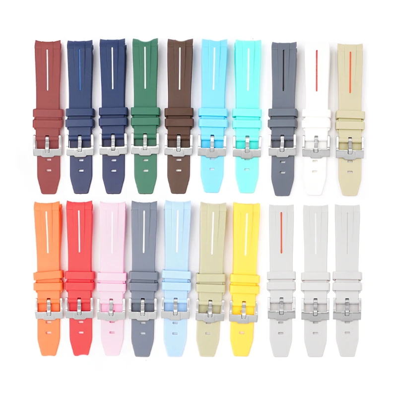 Резиновый спортивный браслет для MoonSwatch 20 мм водонепроницаемый интерфейс пряжка