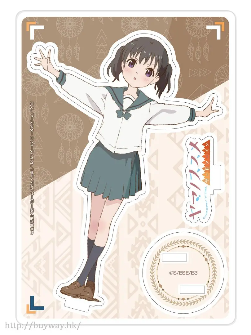 Фото Новая акриловая подставка в стиле аниме Yama no Susume, 15 см, модель для декора рабочего стола, коллекционный сувенир, подарок для фанатов, брелок №3