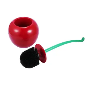 НОВАЯ щетка для унитаза в форме вишни, щетка для туалетной комнаты, держатель для туалетной щетки, набор туалетной щетки