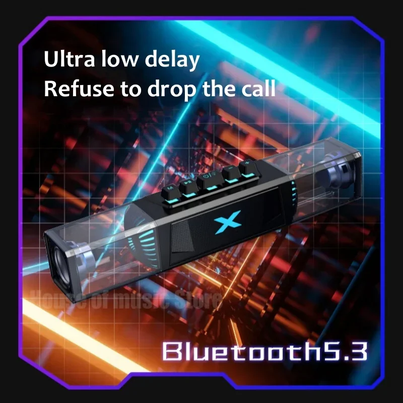 Прозрачная машинная стереосистема объемного звучания беспроводные колонки с