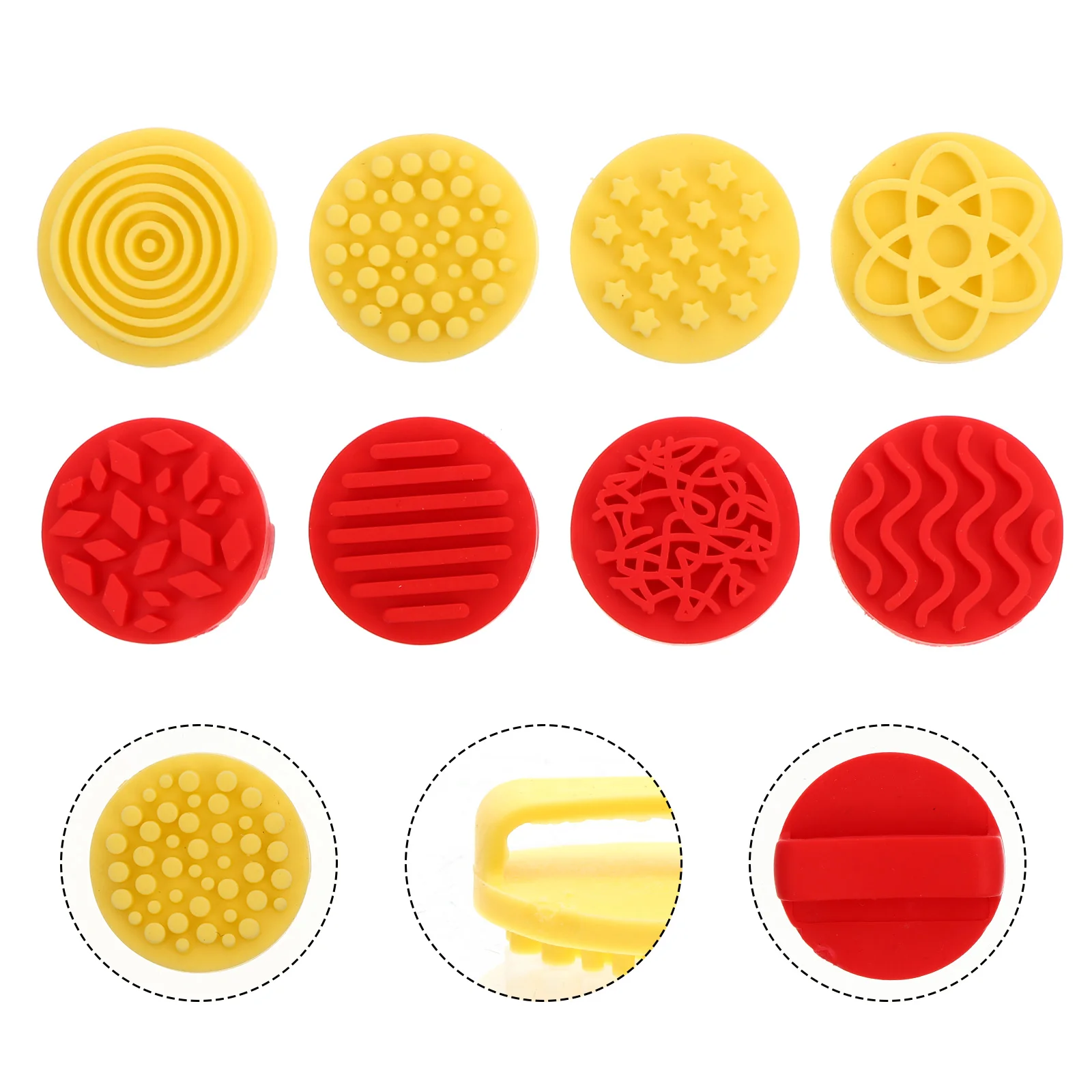 

8pcs Toddlers Early Education Tools Finger Stamps for Painting Drawing