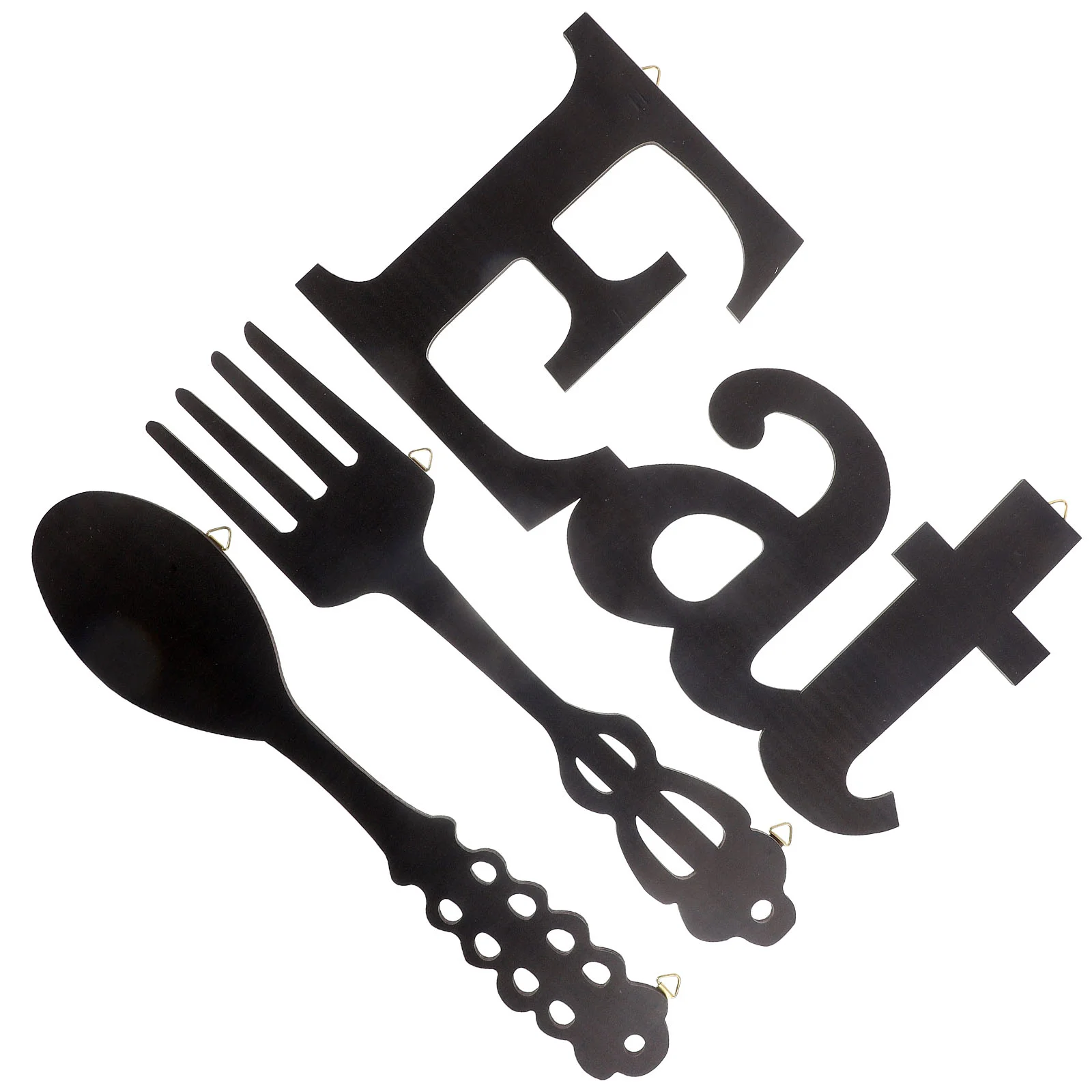 

1 Set Eat Letter Wall Sign Rustic Cutout Eat Kitchen Decor for Dining Room