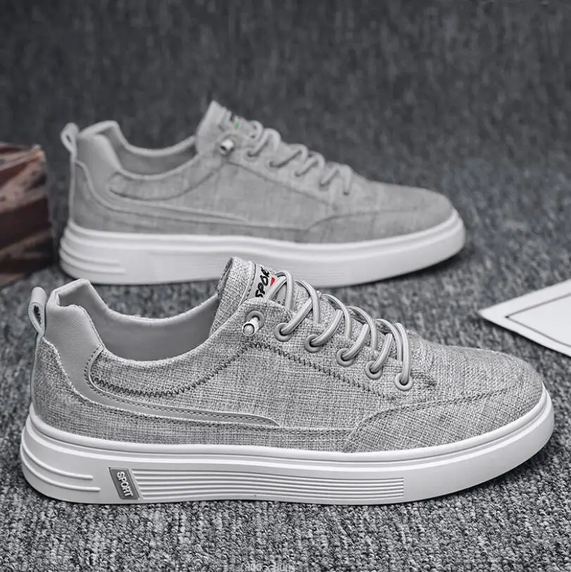 

Shoes Male sneakers 2022 summer New breathable cloth shoes Casual board shoes low top lace up men's shoes tenis masculino