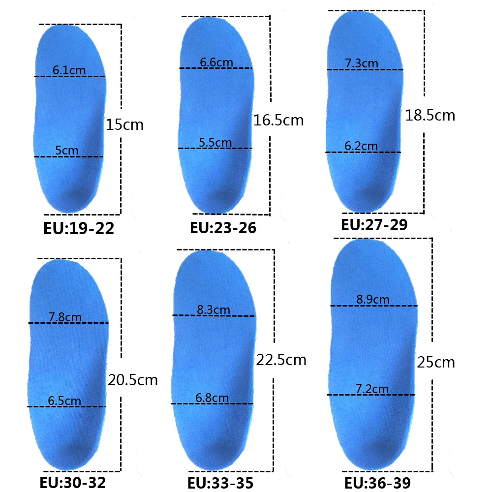 Kids Children Orthotics Insoles for Flat Feet Arch Support Correction foot Care for Kid Orthopedic Insole Soles Shoes Inserts images - 6