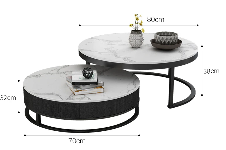 

Роскошный кофейный столик в виде каменной плиты, комбинированный современный простой выдвижной домашний шкаф для телевизора