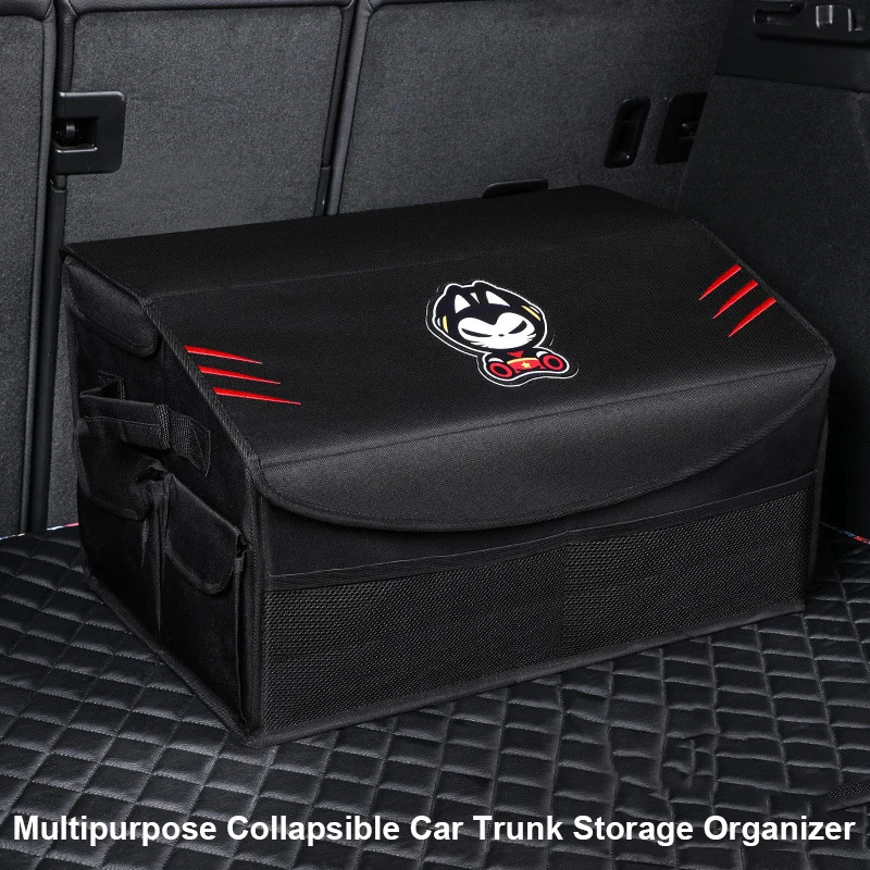 

Trendy Style Vehicular Storage Box Foldable Vehicular Large Capacity Organizer Box Car Trunk Finishing Artifact