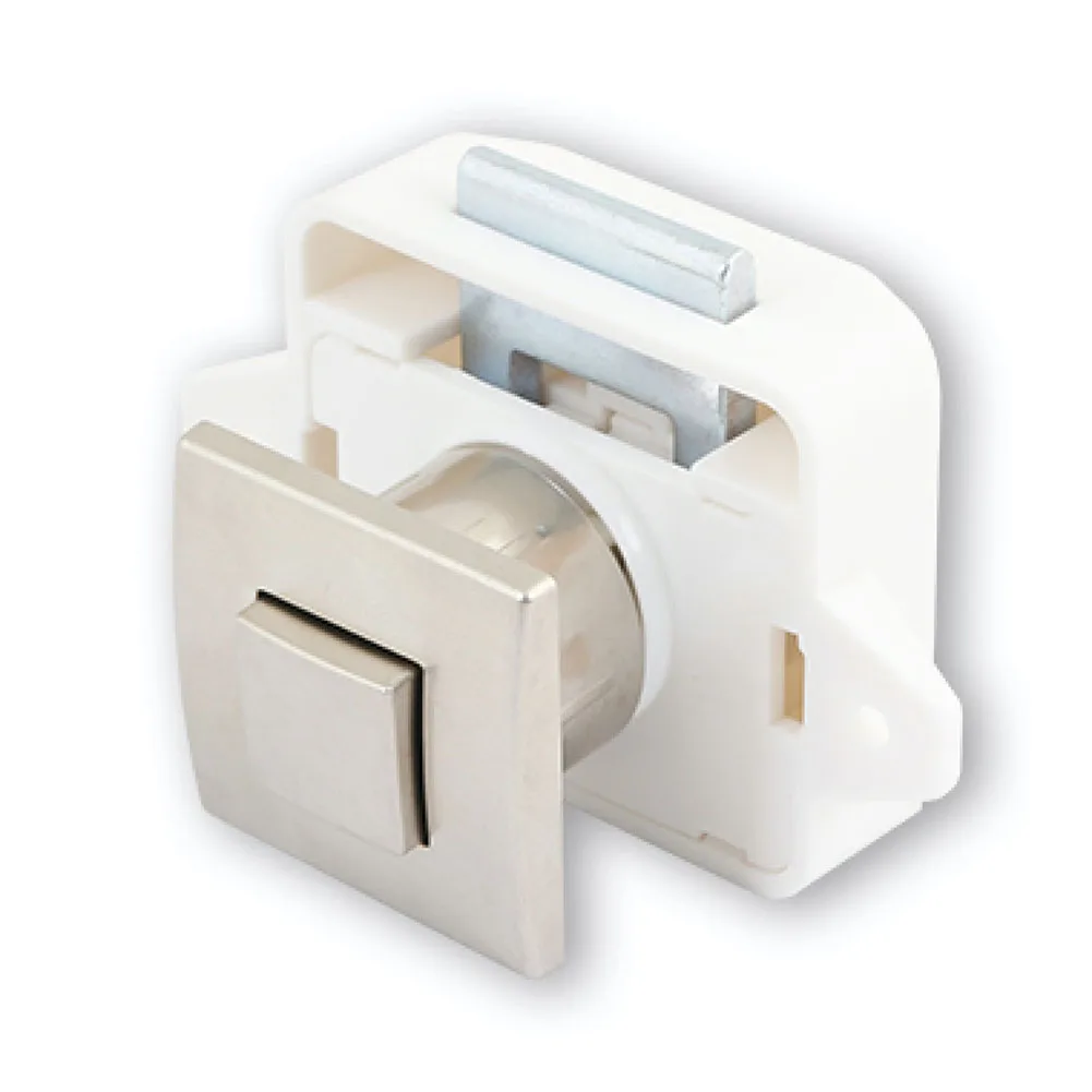 

Lock Mechanisms RV Yacht Cabinet Door Wall Cabinet Lock Keyless RV Square Button Handle Lock Building Hardware Home Improvement