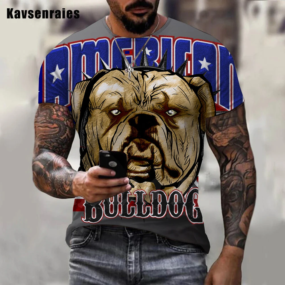 

DOGO CYBORG HERO American Bulldog 3D Print T-shirt Men Women Summer Fashion Casual Short Sleeve Streetwear Oversized Tops