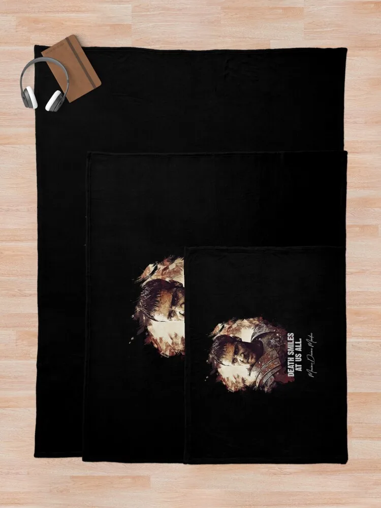 Одеяло из шерсти для пикника улыбки при смерти | Дом и сад