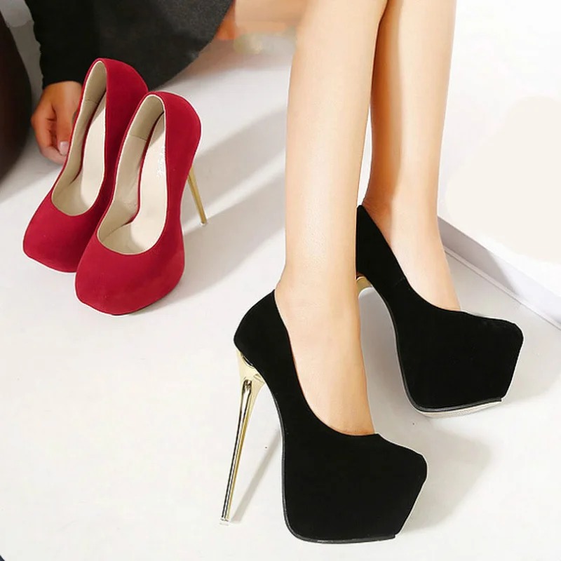 

Women's Shoes European Style Special Section 16CM High-heeled Smooth Super Sexy Luxury Women Wedding