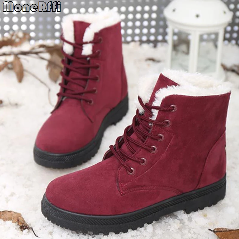 Snow Boots Plush Warm Ankle Boots For Women Winter Shoes Waterproof Boots Women Winter 2022 Female Shoes Booties Botas Mujer