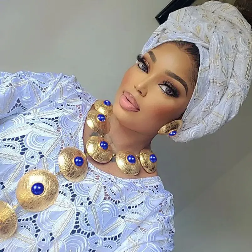 

Fashion Jewelry Set Store Italian Gold Luxury 18k Jewelry Ring Bracelet Earrings Necklace For Women Christmas Gifts FHK13879