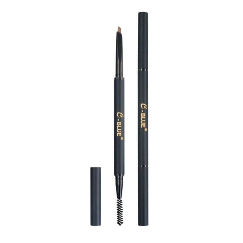 

C-blue ultra fine triangle eyebrow pencil automati, double ended brow pencil with blush waterproof long lasting no blooming