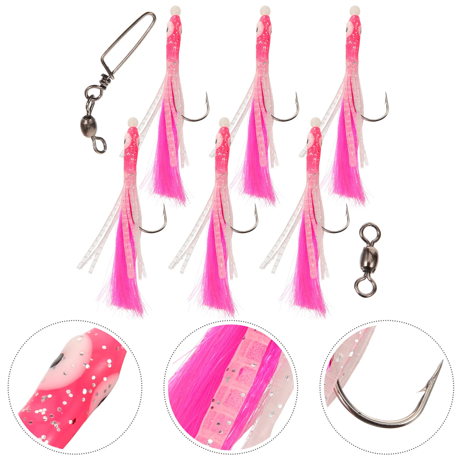

1 Set of Fishing Hook Fishing String Hook Outdoor Fishing Hook Metal Fish Hook Angling Hook