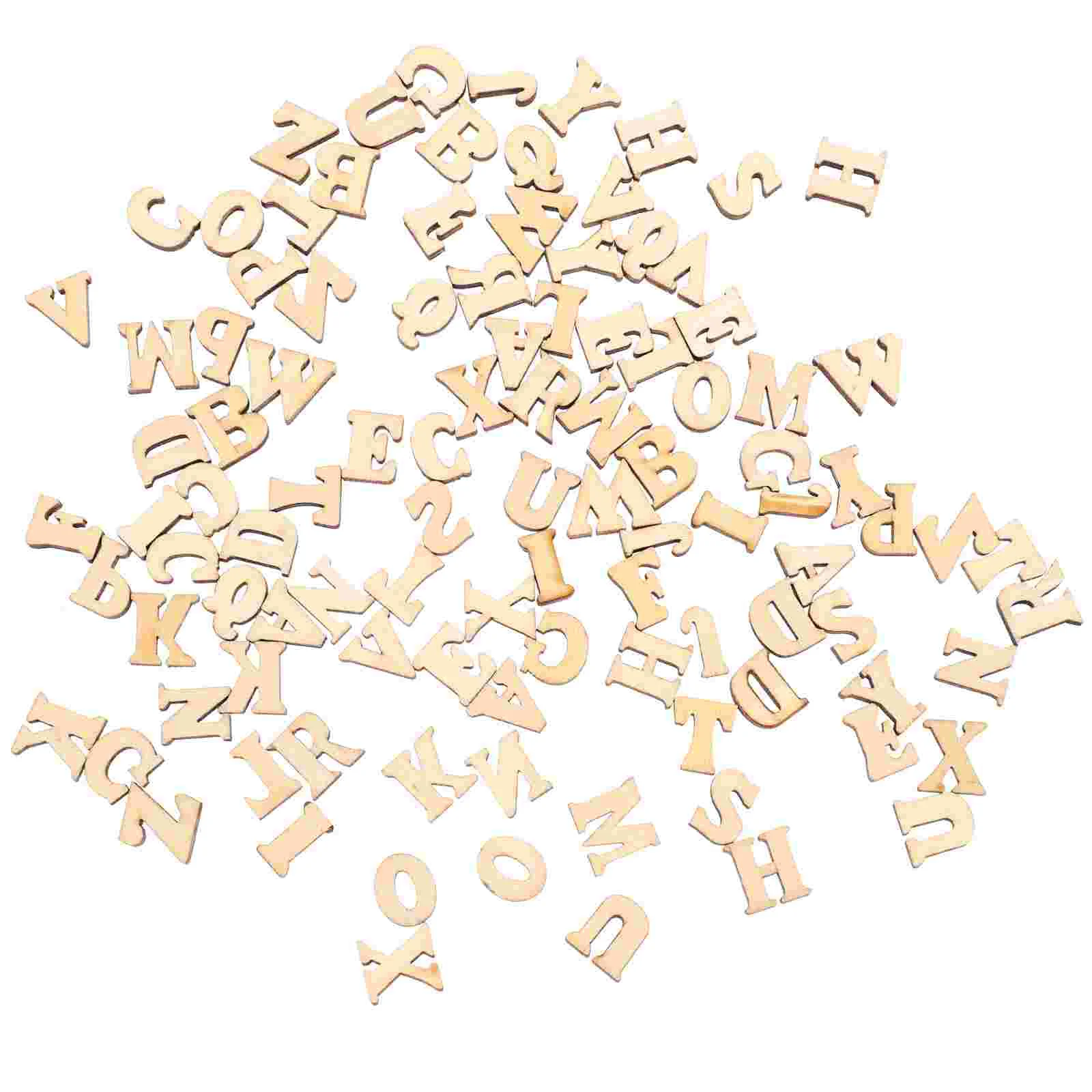 

Wooden Letters Wood Slice Alphabet Crafts Craft Letter Unfinished Embellishments Slices Christmas Material Mini Diy English