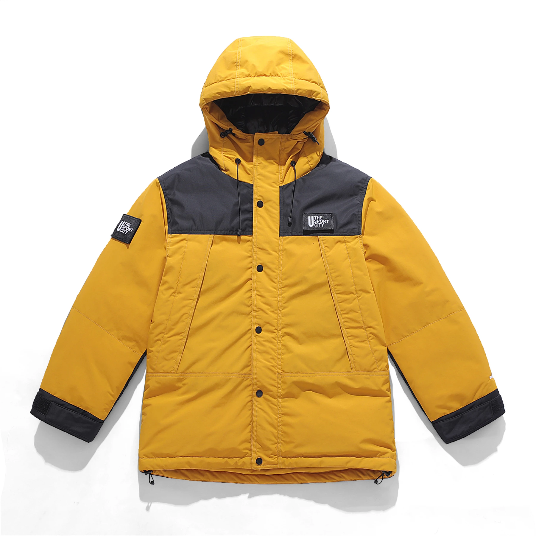 Мужская зимняя длинная повседневная куртка Elena Store водонепроницаемая парка