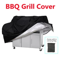 waterproof bbq cover anti dust outdoor heavy duty charbroil grill cover rain protective barbecue cover 7 sizes black cover new