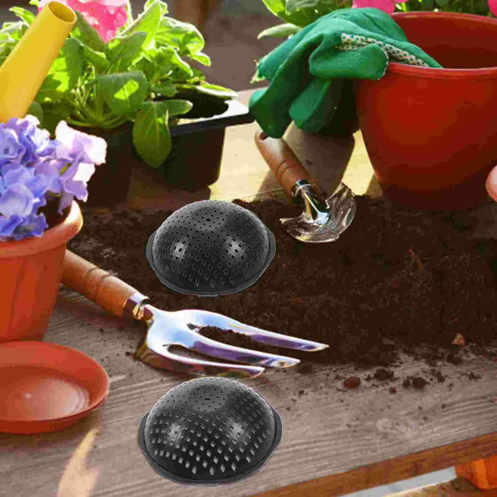 50 шт. прокладка для цветочного горшка коврик с нижней сеткой сетчатый бонсай