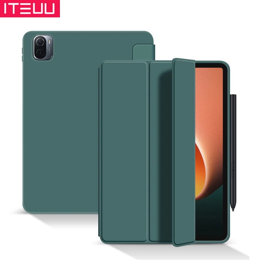 Фото Мягкий силиконовый чехол для планшета Xiaomi MI Pad Case 7 6 5 6S Pro 12,4 Redmi Pad SE 8,7 11 12,1 дюймов, чехол-подставка для планшета №1