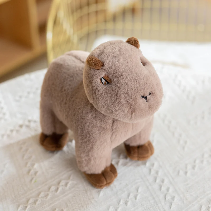 

New Lovely Simulation Capybara Doll Kawaii Plush Capybara Toy Stuffed Soft Fluffy Animals Toys for Kids Boys Birthday Gift