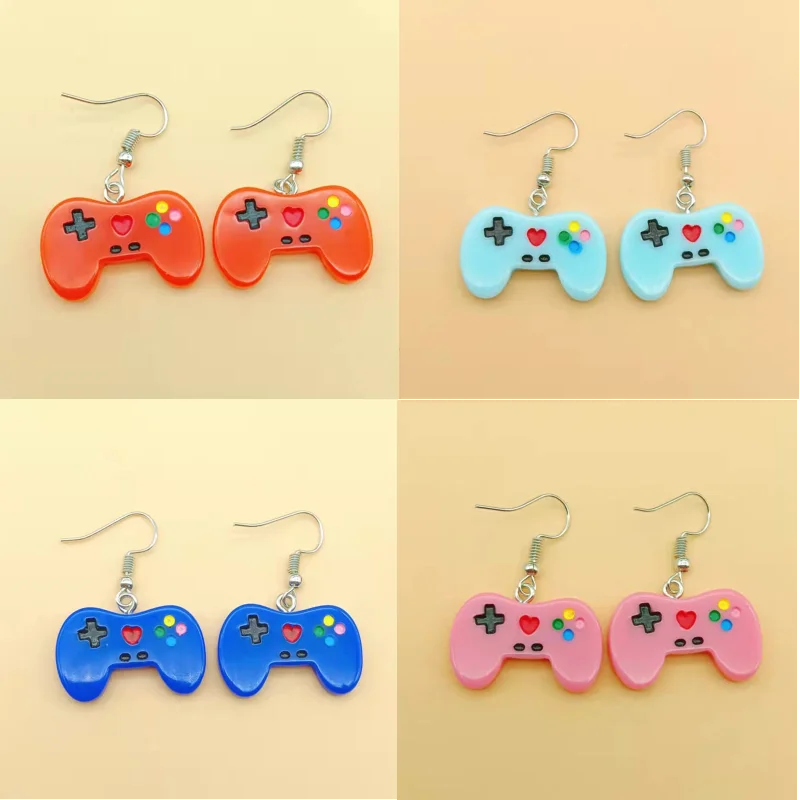 

Earring For Women Resin Drop Custom Made Handmade Cute Girls Gift Eardrop Recreational Machines Game Fandle Gift Jewelry Party