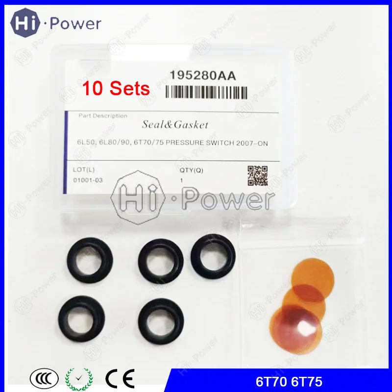10 компл. 6L45 6T70 6T75 6L80 коробка передач поршень переключателя давления 124740 -30k Для