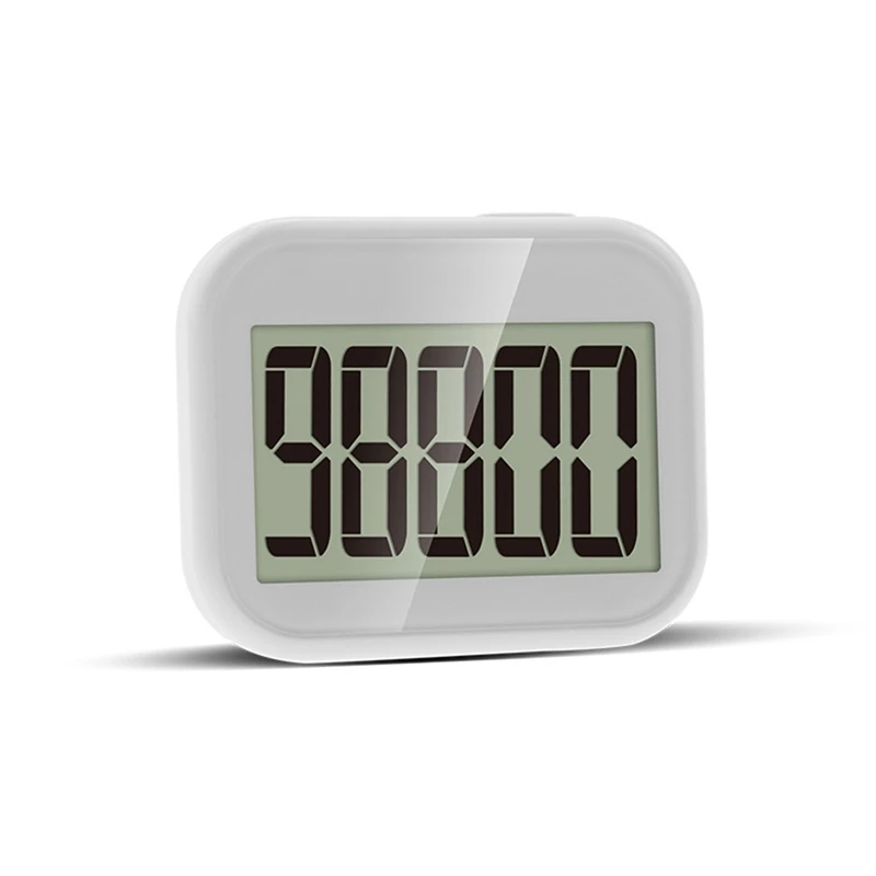 

TOP Pedometer For Walking, Simple Step Counter, Accurate Pedometers For Steps,Step Tracker With Large Display,White