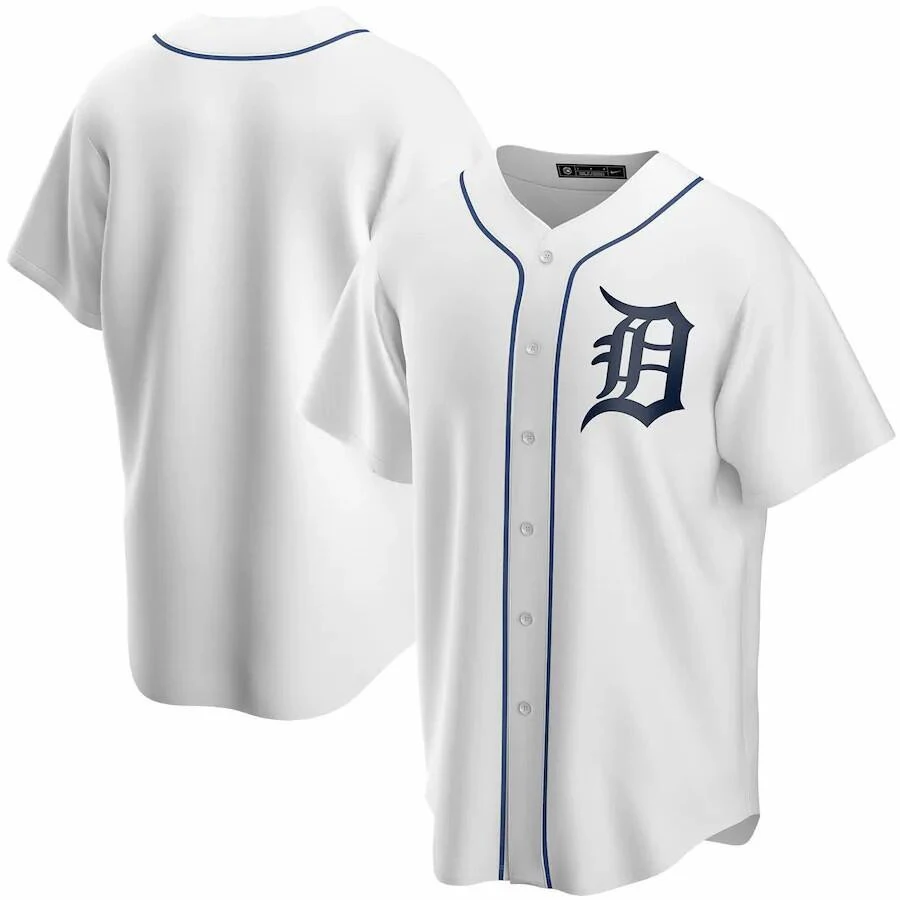

Free shipping Detroit Tigers fan jersey baseball uniform cardigan general for boys and girls