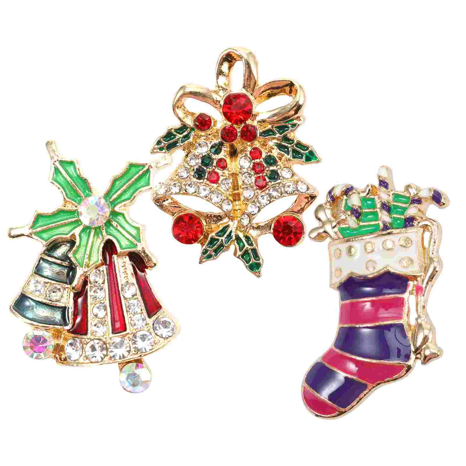 

12pcs Christmas Alloy Snap Buttons Jewelry Snap Charms Jewelry Accessory