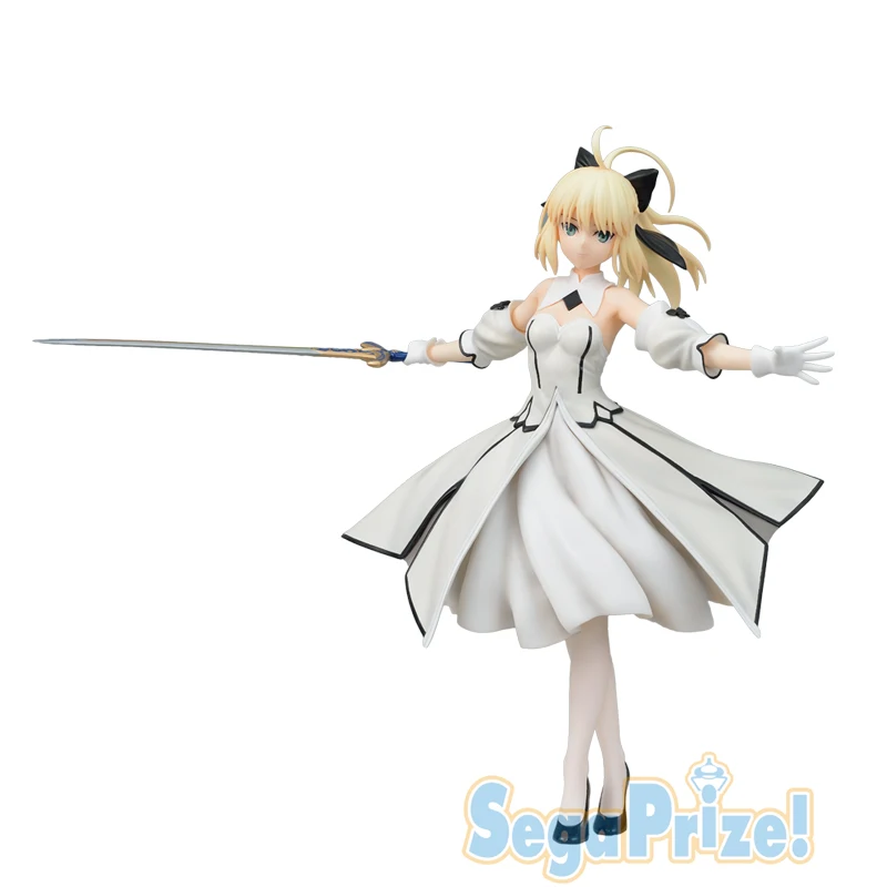 

22cm Original Sega SPM Fate Grand Order FGO Saber Lily Altria Pendragon PVC Action Figure Model Doll Toys