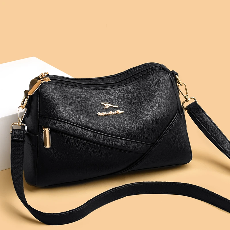 

Casual Shoulder Women Bag Crossbody Simple Vintage Daily Purses 2022 New Lady Leather Bag High Quality Mommy Daily Handbag