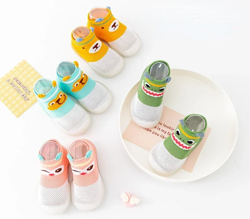 Лидер продаж модные нескользящие носки для комаров детская обувь и малышей