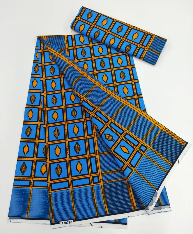 

Most Popular Print Wax African New Fashion Ankara 100% Cotton African Wax Fabric Nigerian Ghana Real Wax Fabric 6Yards/lot