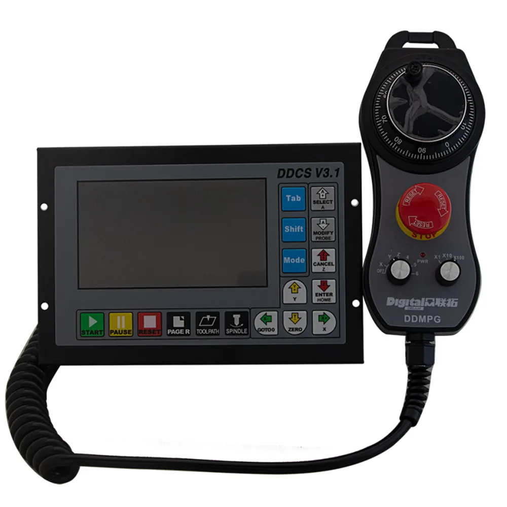 

Digital Dream DDCS V3.1 3 axis Offline CNC Controller With Manual Pulse Generator For Drilling And Milling Machine