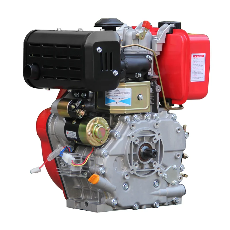 

Одноцилиндровый 4-тактный двигатель 10hp с воздушным охлаждением 186FA
